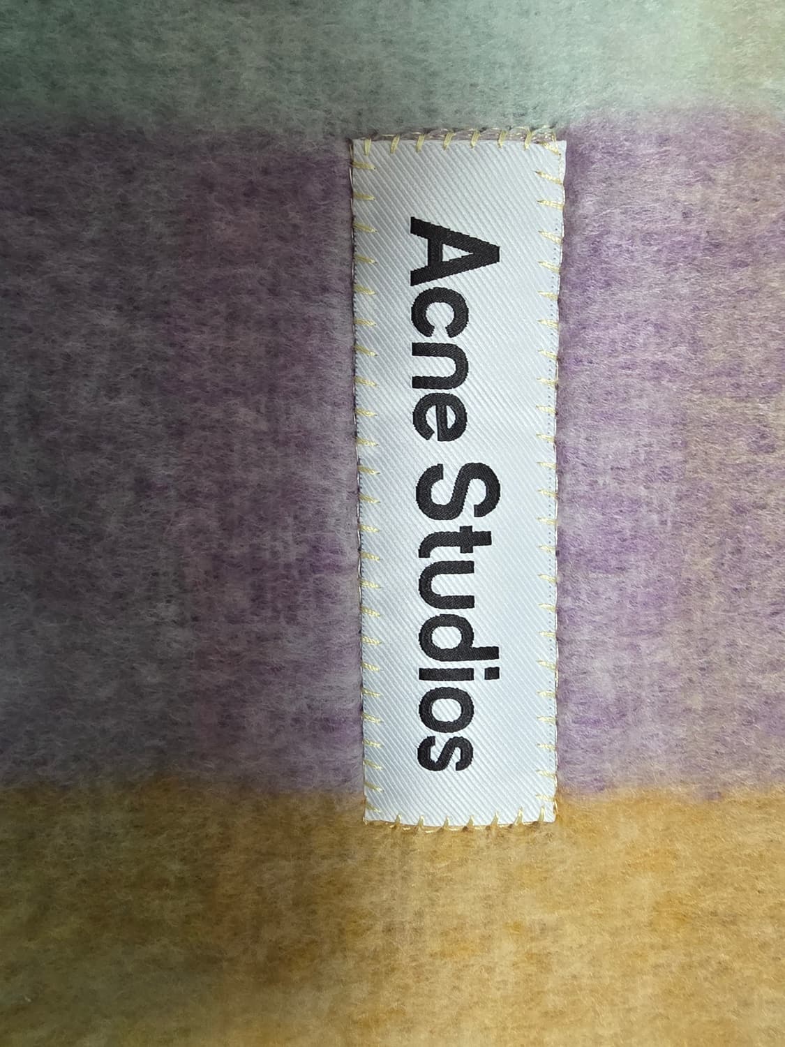 Acne Studios 머플러 (퍼플/민트/옐로우 믹스) 상품이미지3