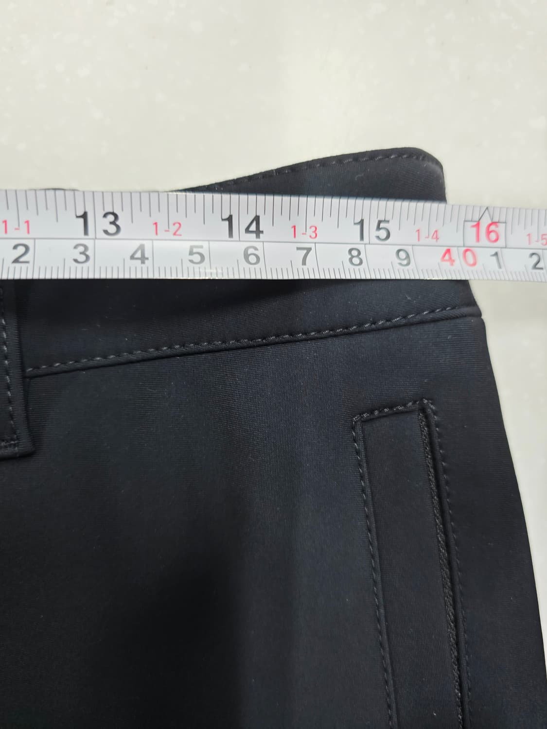 루이까스텔 블랙 여성 기모바지 슬랙스 상품이미지7