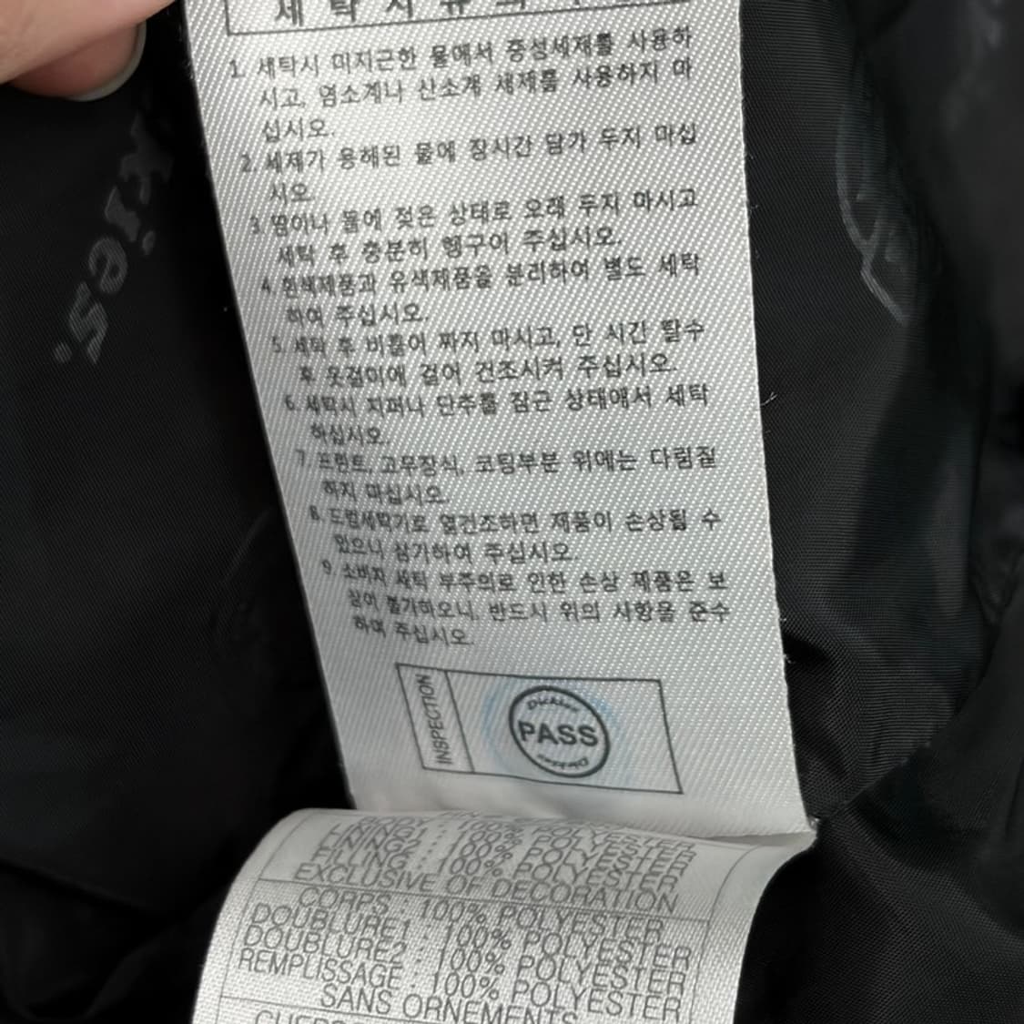 DICKIES 블랙 패딩 베스트 L 상품이미지6