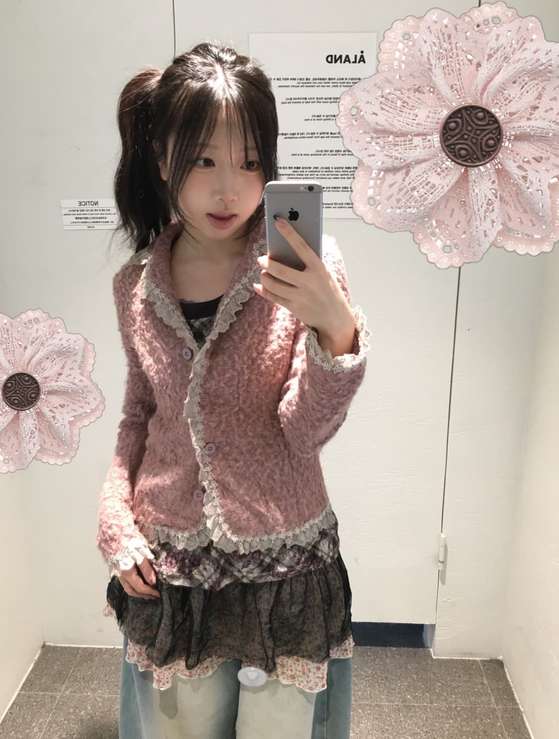 빈티지 플라워 딸기잼 코디세트  상품이미지3