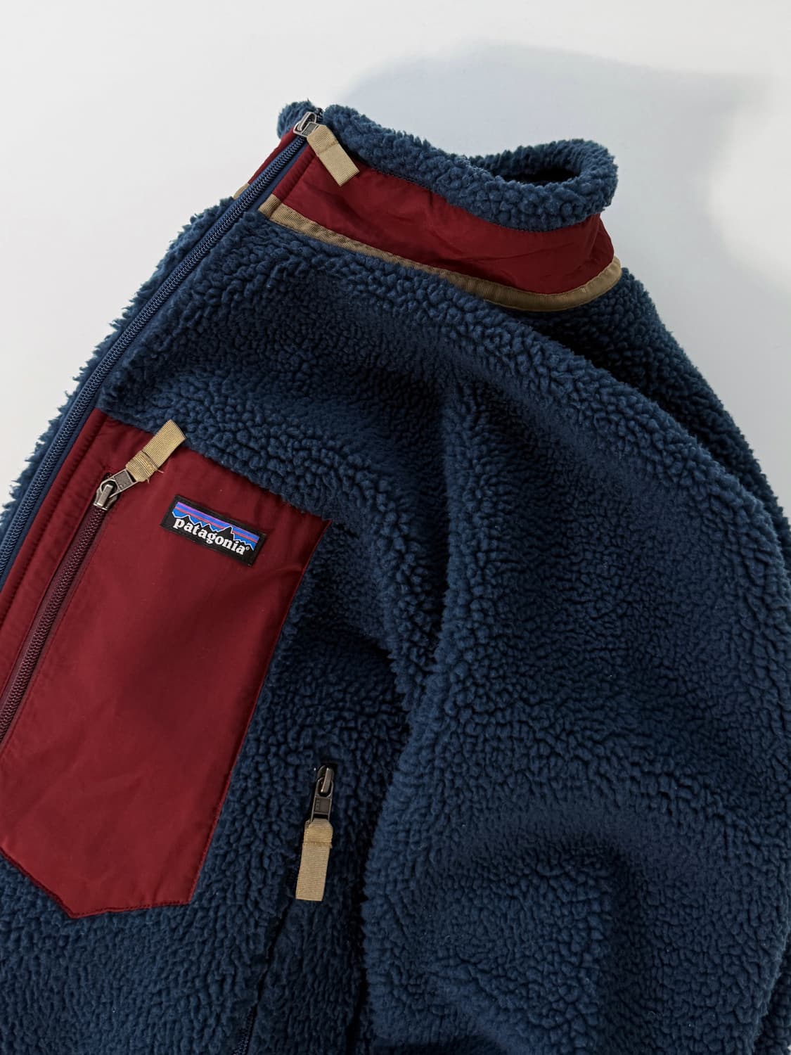 파타고니아 루즈핏 레트로 X 스톤블루 플리스 자켓 상품이미지4