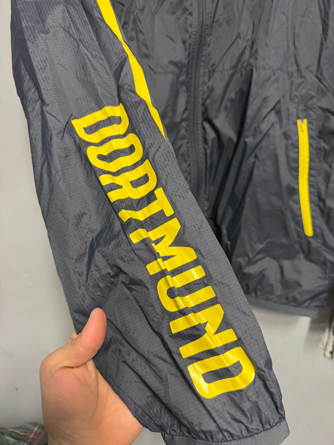 푸마 도르트문트 바람막이 블랙/옐로우 m 상품이미지6