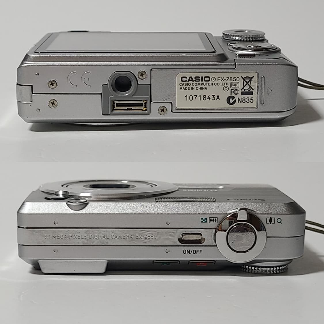 고장 카시오 엑슬림 Z850 디지털 카메라 디카 상품이미지5
