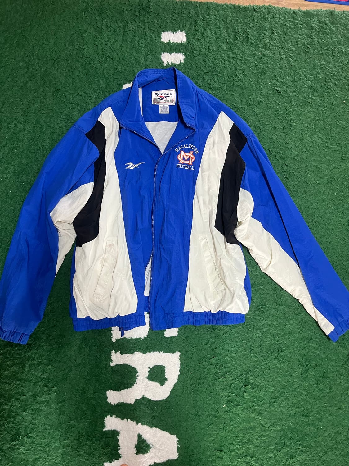 리복 올드스쿨 풋볼 바람막이 xl 상품이미지1