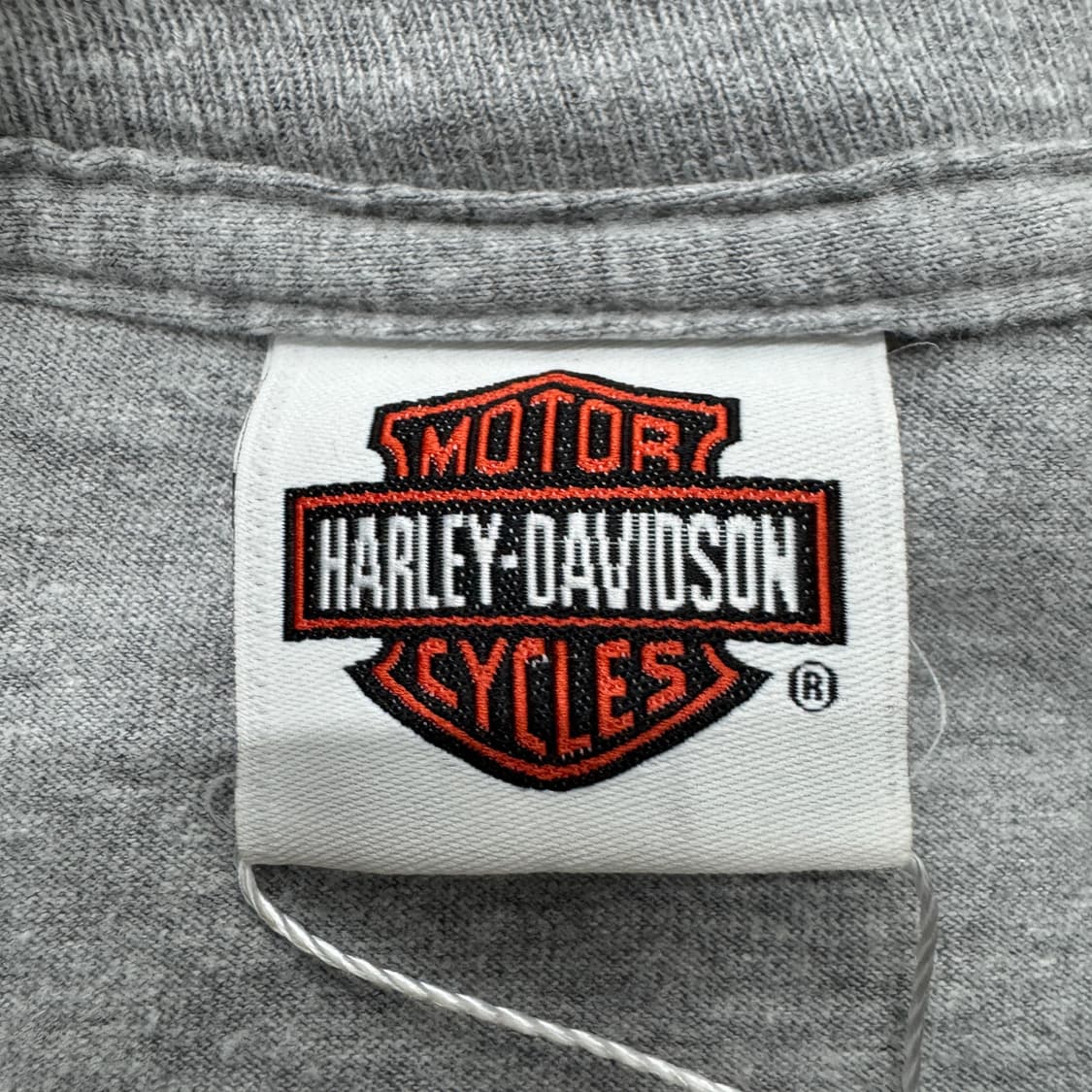 할리데이비슨 스컬 해골 트럼프카드 연기 롱슬리브 상품이미지9