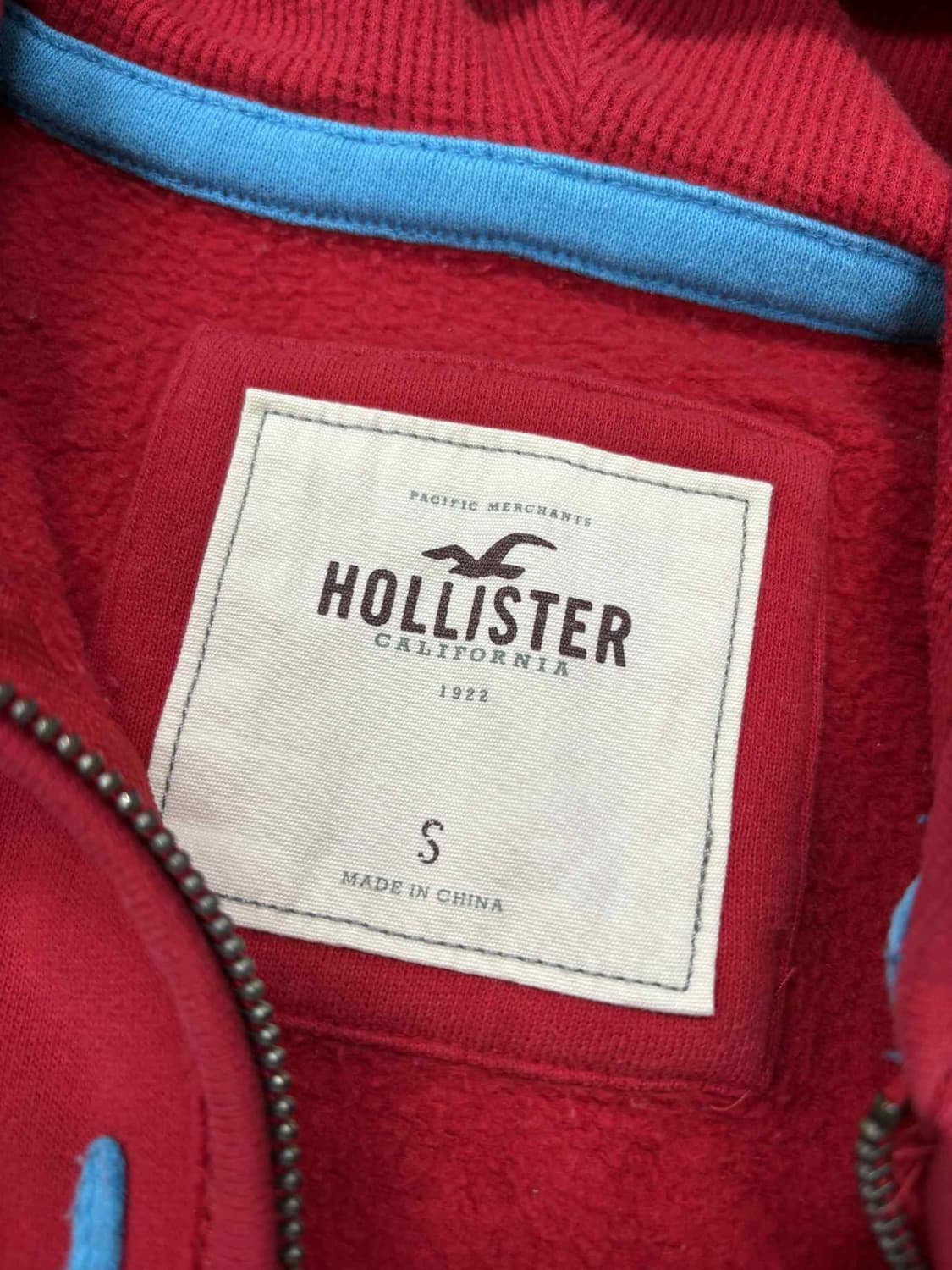 홀리스터 y2k 여리핏 걸즈 레드 후드집업 희귀져지(S) 상품이미지4