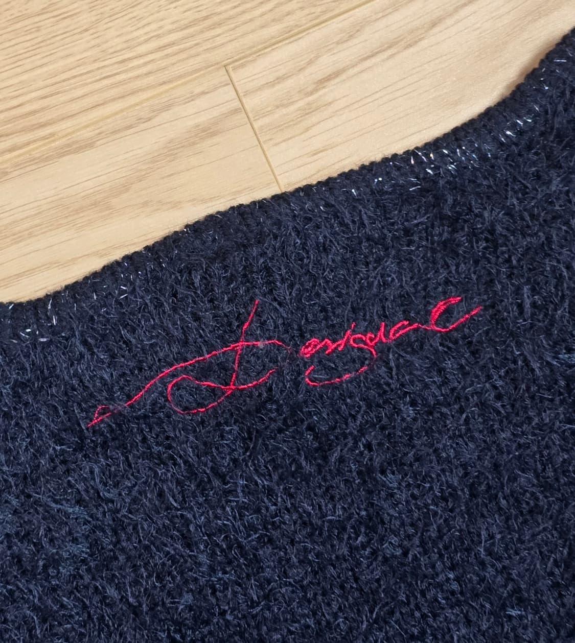 Desigual 데시구알 하트 스트라이프 니트 롱슬리브 상품이미지7