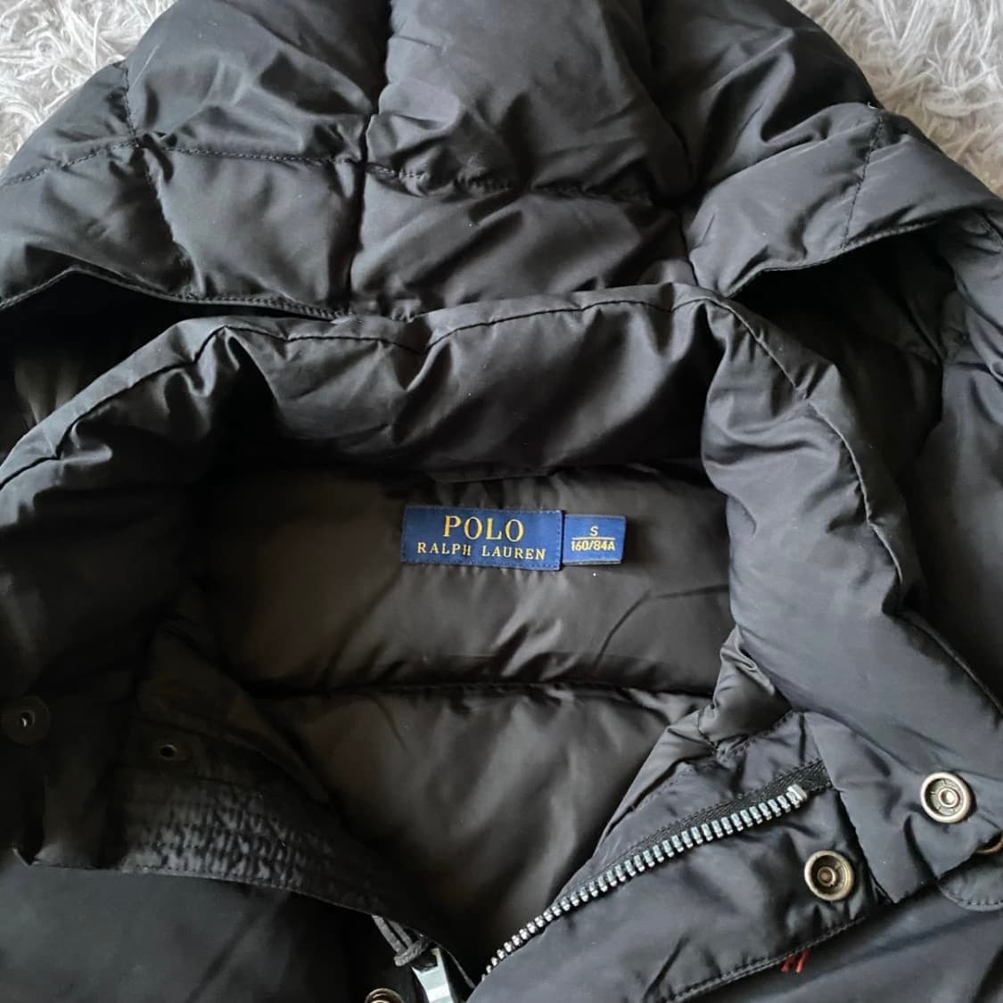 [희귀템] 폴로 랄프로렌 여성 후드 다운 패딩 자켓 s 상품이미지6