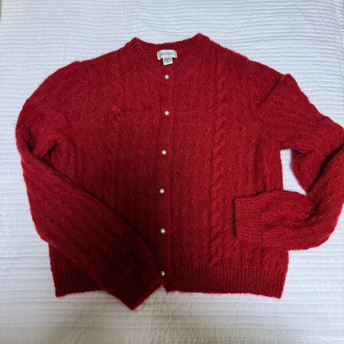 시엔느 anne mohair가디건 cardigan 여분단추및 택잇음 상품이미지9