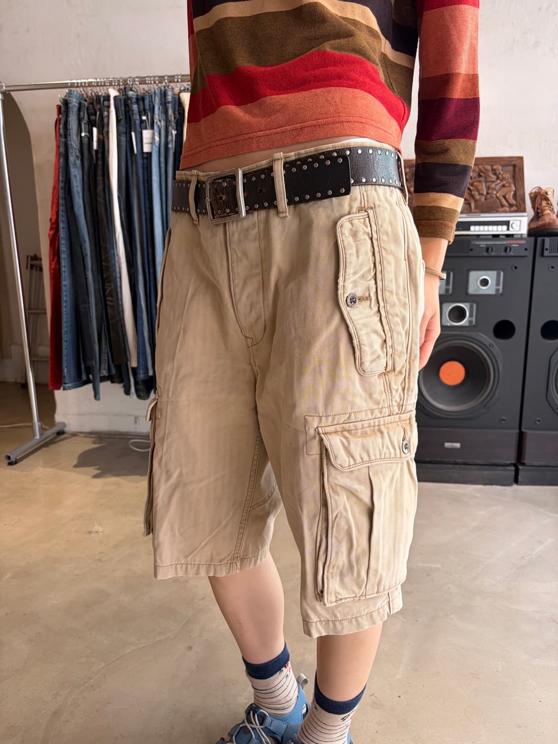 30) Levi's 플랩 포켓 절개 카고 쇼츠 상품이미지2
