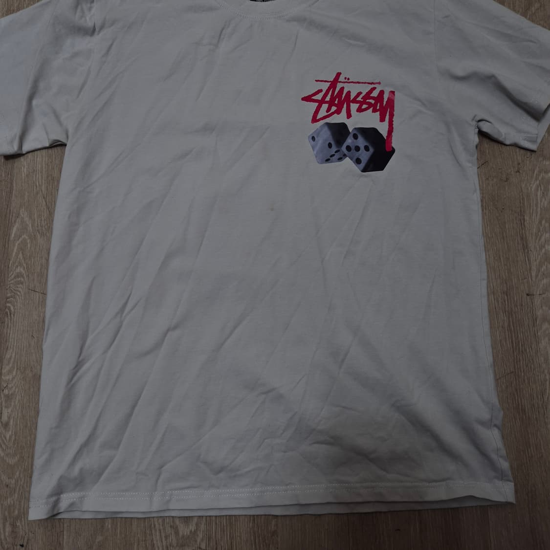 스투시 더블다이스 빅로고 반팔티셔츠 L(100) 상품이미지3