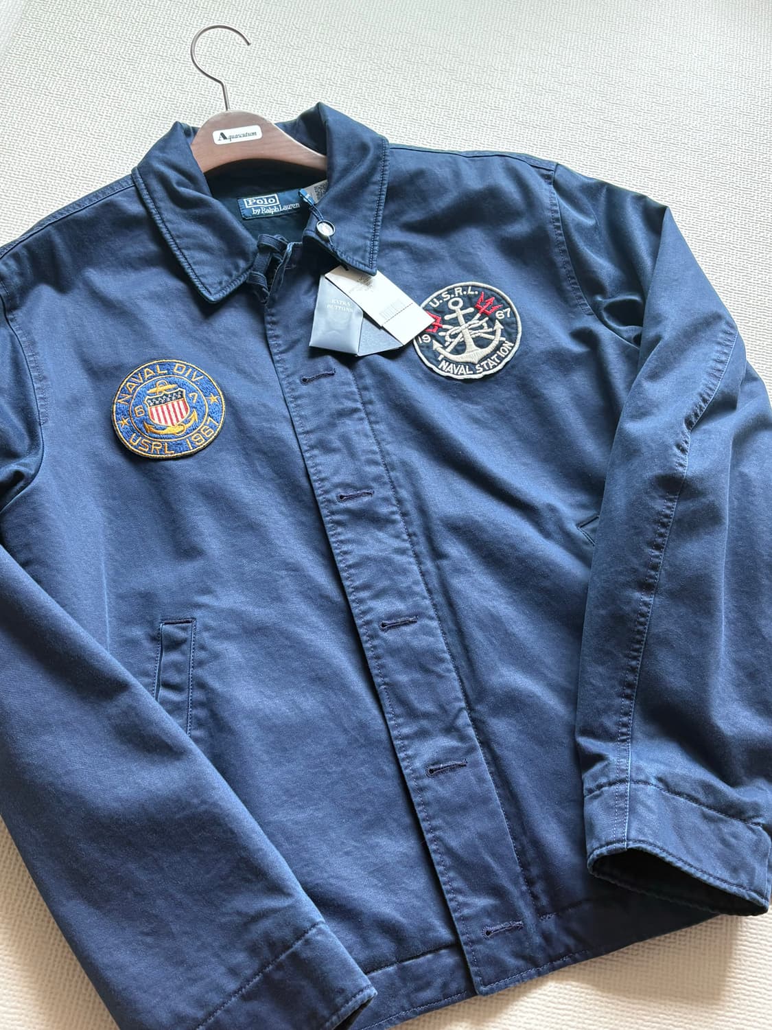 폴로 새티인 유틸리티 자켓 L 상품이미지1