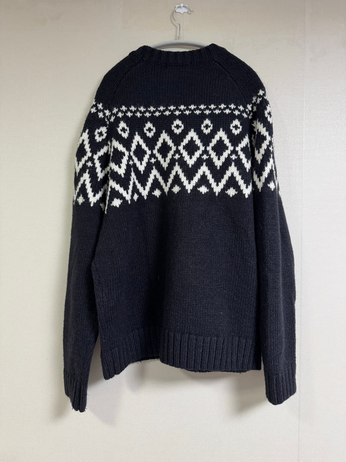 파브레가 울 노르딕 니트 - 네이비 3사이즈 상품이미지6