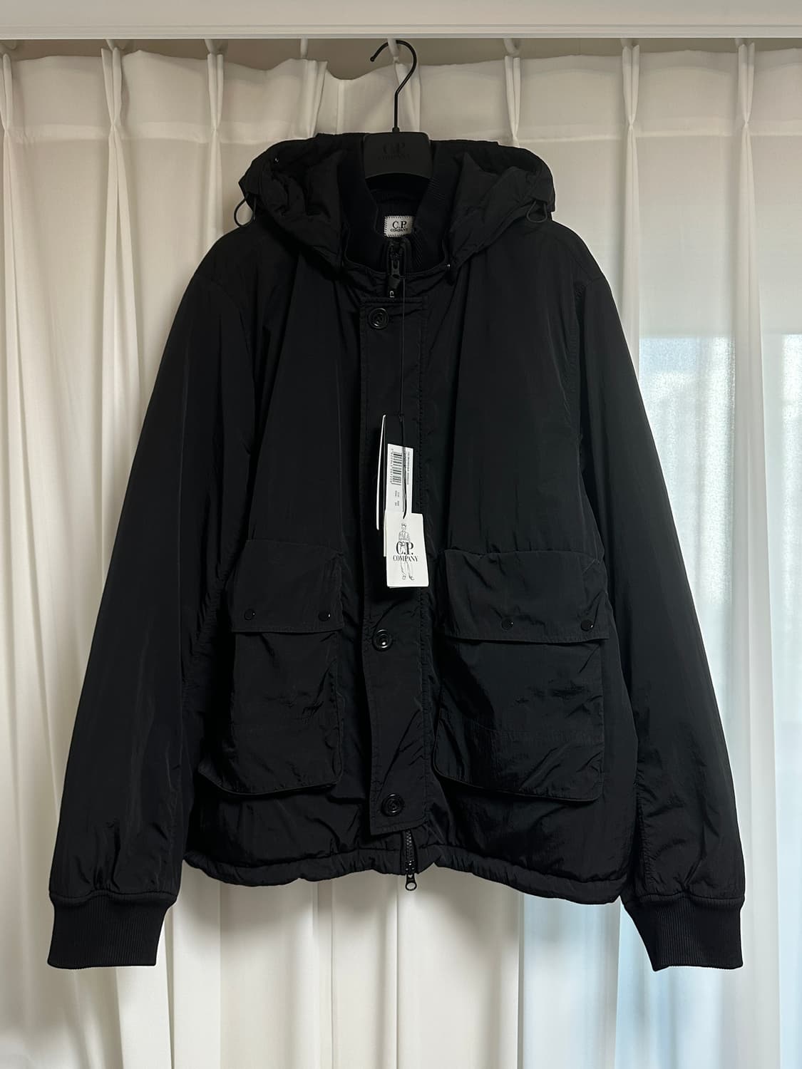 CP컴퍼니 크롬R 고글 봄버 자켓 블랙 54 (새상품급 1회착) 상품이미지1