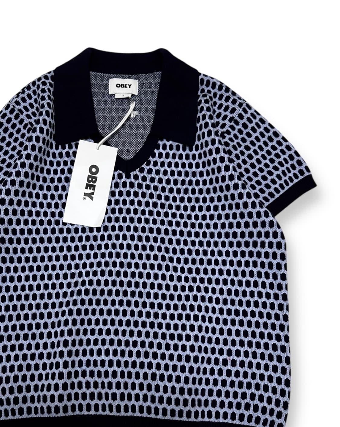 OBEY 오베이 패턴 반팔 니트 상품이미지2