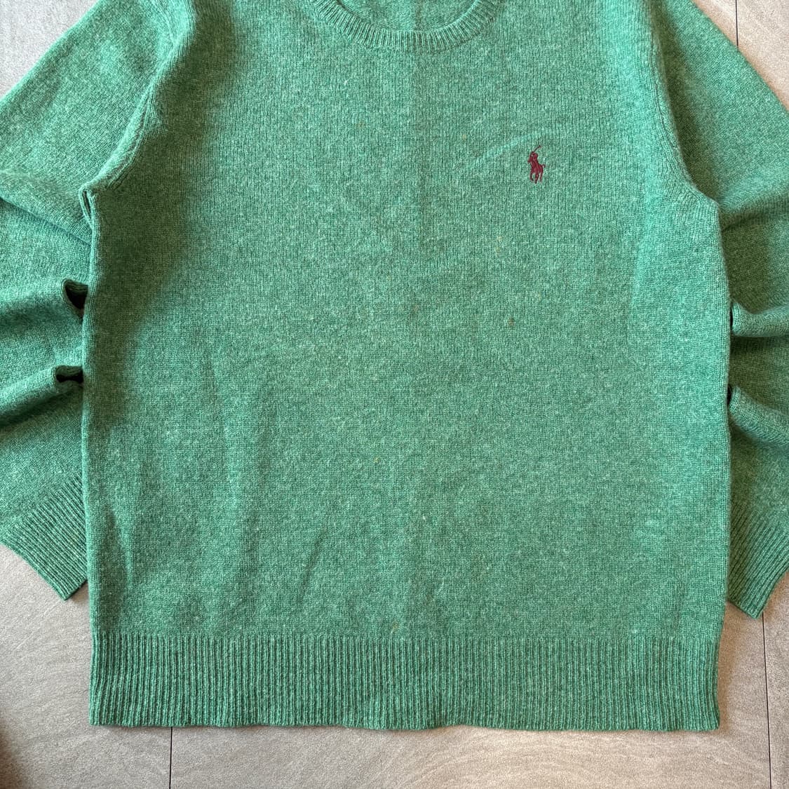 폴로 정품 그린 렘스울 니트 상품이미지4