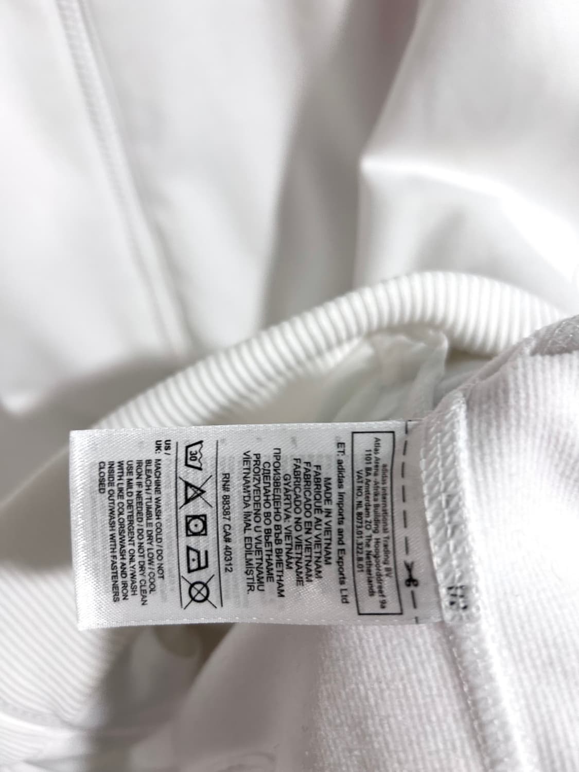 아디다스 맨유 트랙탑 화이트 져지 상품이미지6