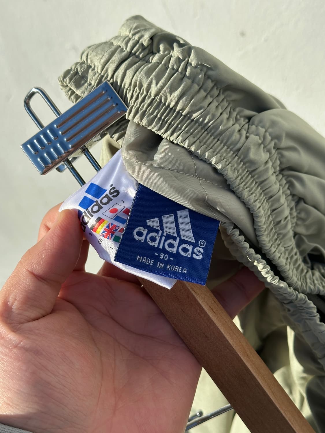 [M-L] 90s 아디다스 빈티지 우븐 트레이닝 팬츠 Korea made 상품이미지5