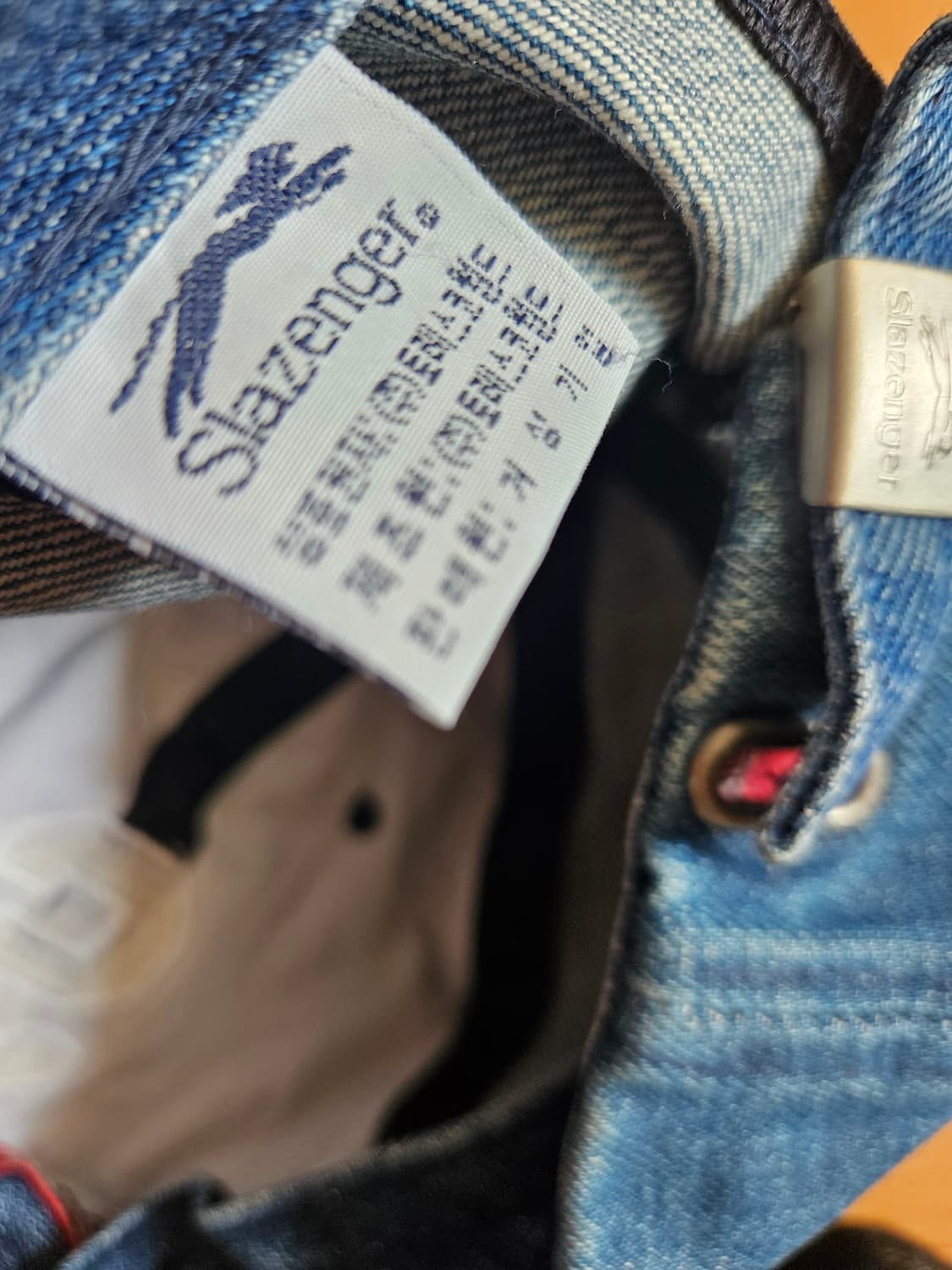 미착용)slazenger 슬래진저 데님 볼캡 청모자 상품이미지4