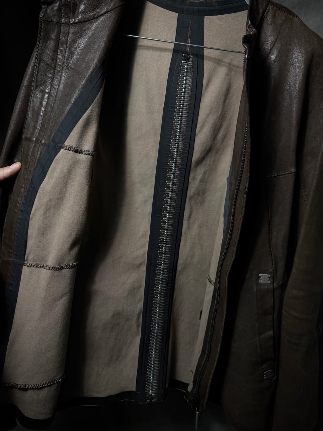 Isaac Sellam Back Spine Leather Jacket 상품이미지10