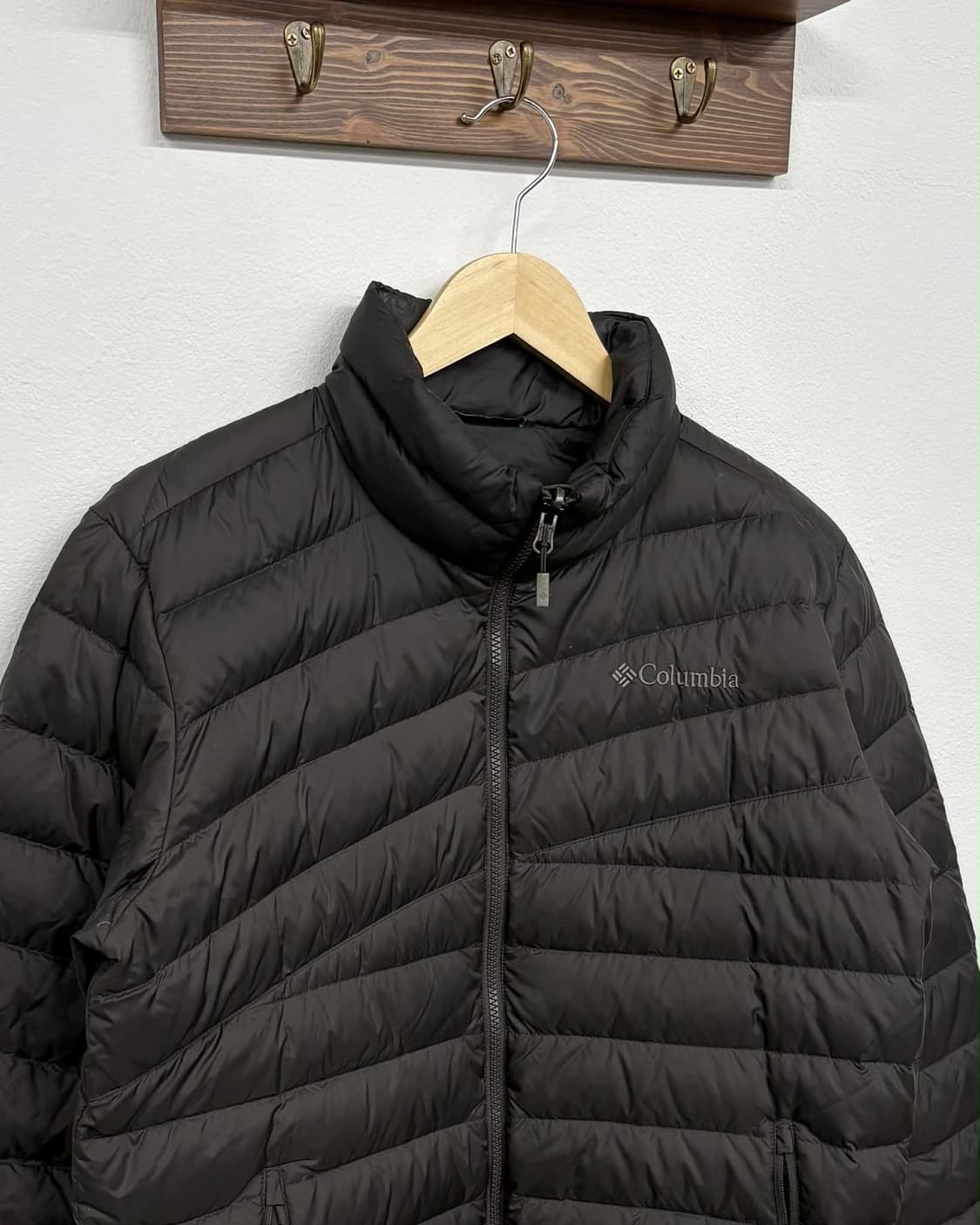 [L] 컬럼비아 모카 브라운 덕다운 자켓 상품이미지6