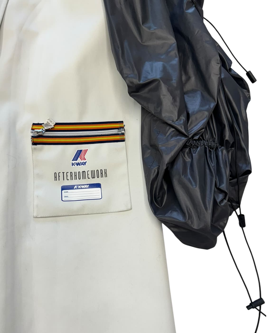 애프터홈워크 x 까웨 19AW 레이어드 트렌치 코트 상품이미지6