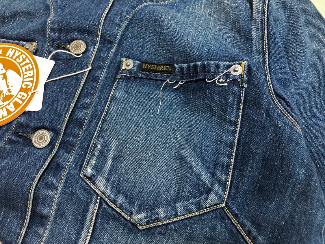 히스테릭글래머 프린지 스터드 데님자켓 S 상품이미지5