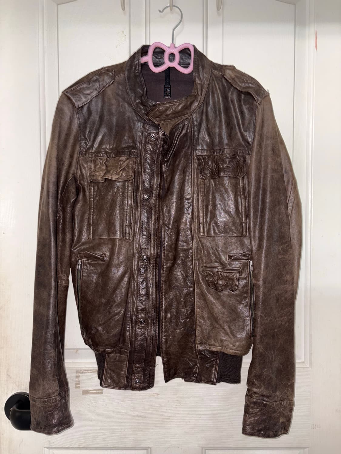 빈티지 가죽 자켓 상품이미지1