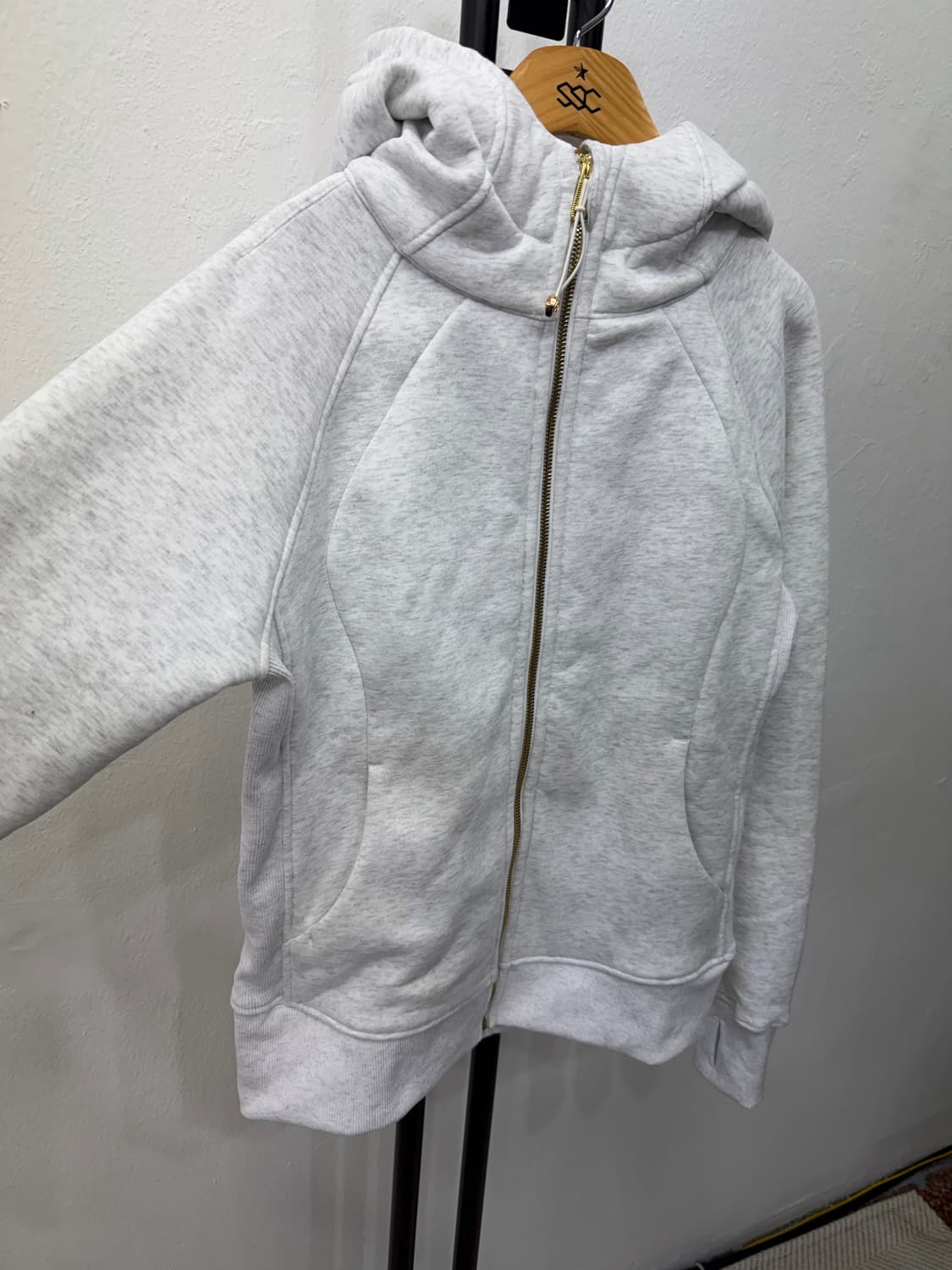 정품) 룰루레몬 애슬레저 기모 후드 집업 55-66 상품이미지2