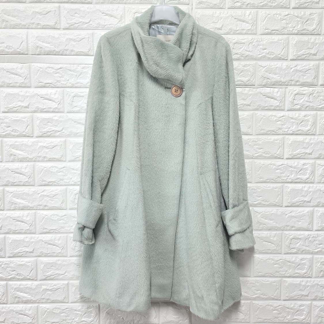 택포) 지고트 민트 모혼방 코트 M 상품이미지1