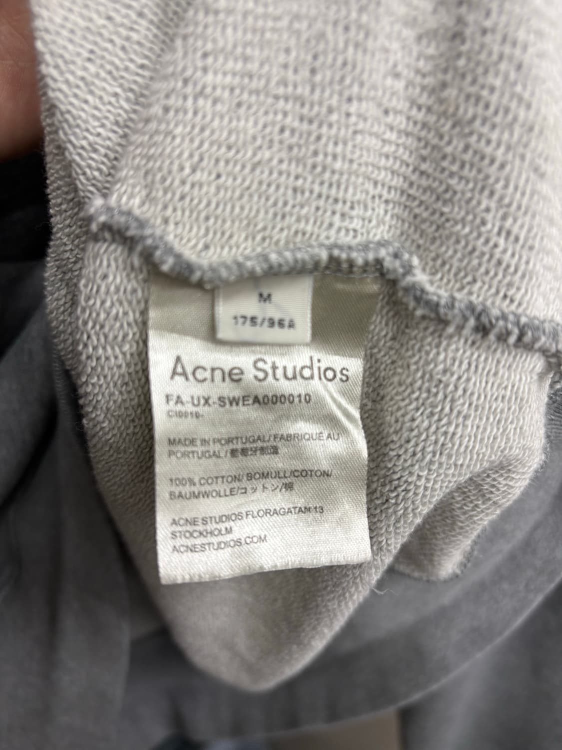 아크네스튜디오 페어뷰 맨투맨 상품이미지5