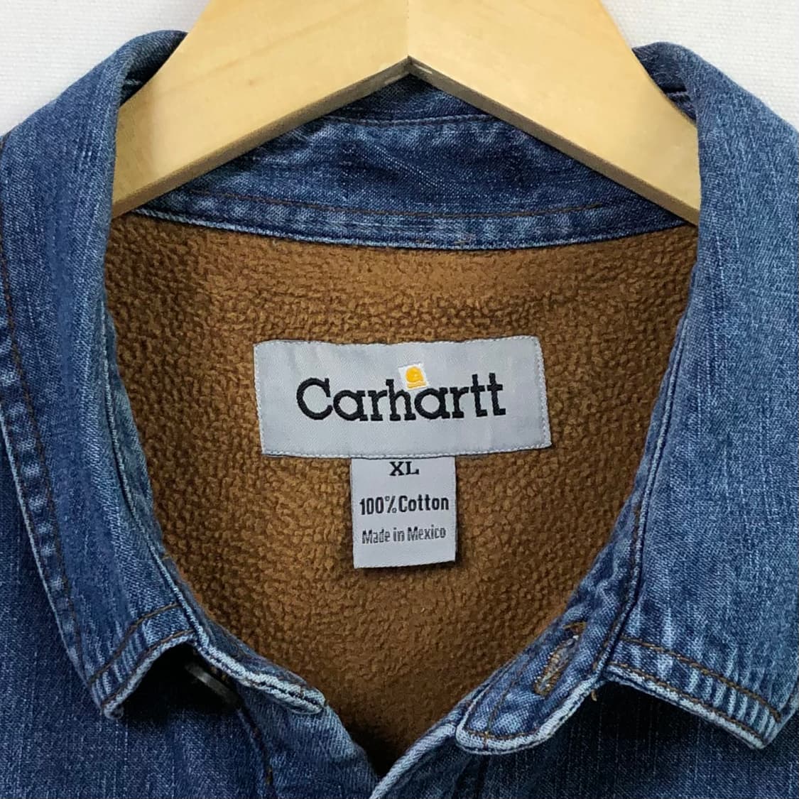 XL 칼하트 양털 데님 자켓 상품이미지4