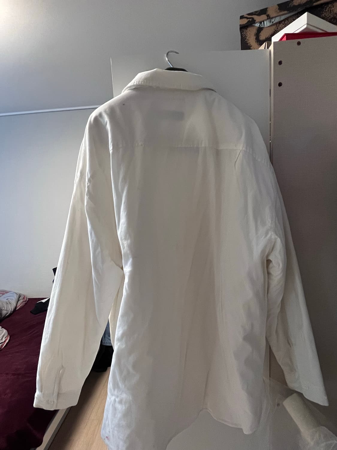 슈프림 x MM6 메종 마르지엘라 패디드 셔츠 화이트(xxl) 상품이미지5