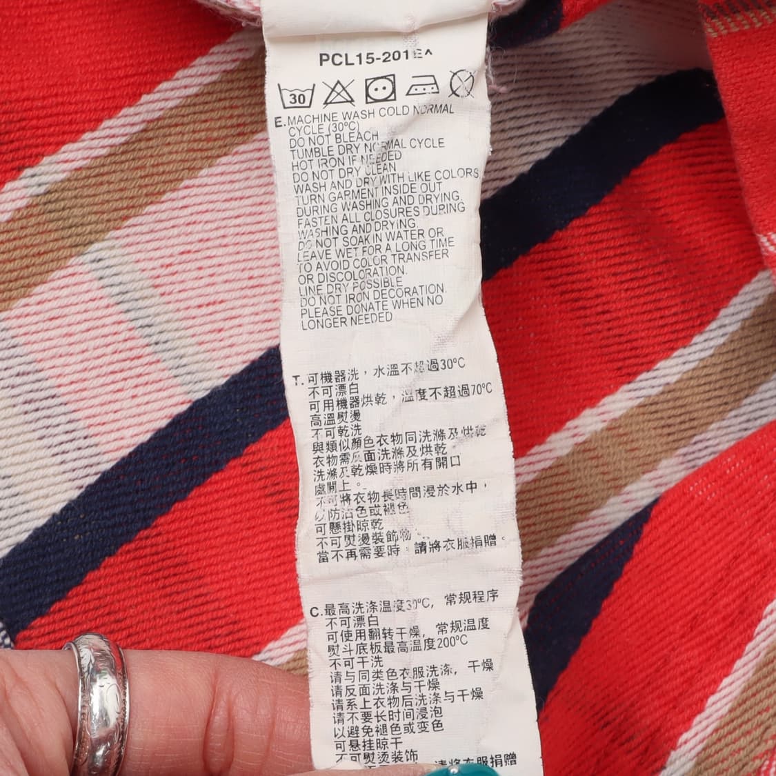 리바이스 플란넬 워크 체크 셔츠 상품이미지9