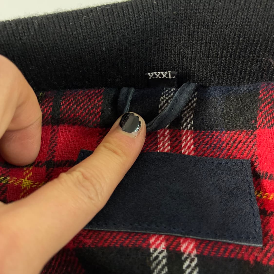 Vintage  스웨이드 네이비 레더 바라쿠타 자켓 상품이미지5