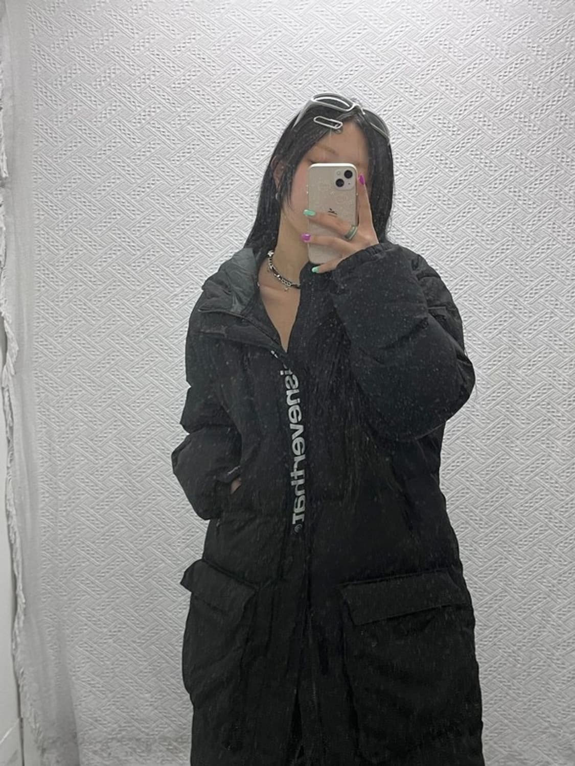 디스이즈네버댓 오버핏 다운 롱 패딩 M C06857 상품이미지1