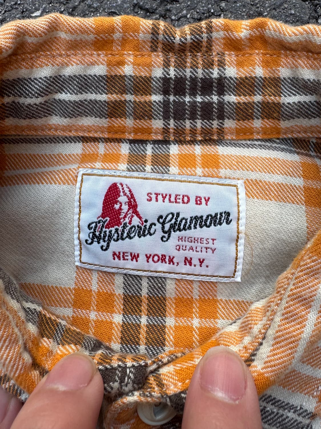 히스테릭글래머 체크패턴 셔츠  상품이미지3