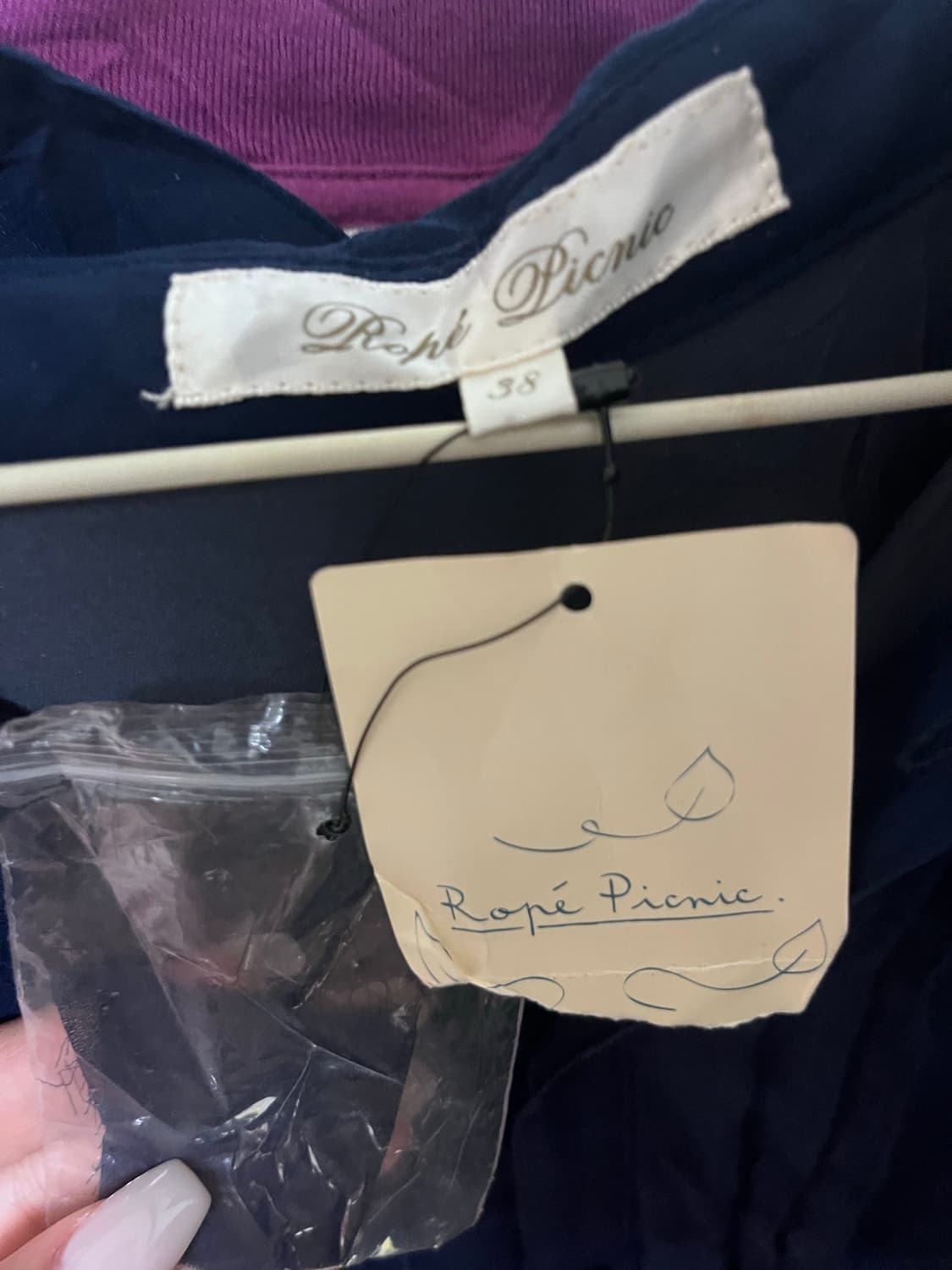 Ropé picnic 네이비 원피스 빈티지 상품이미지2