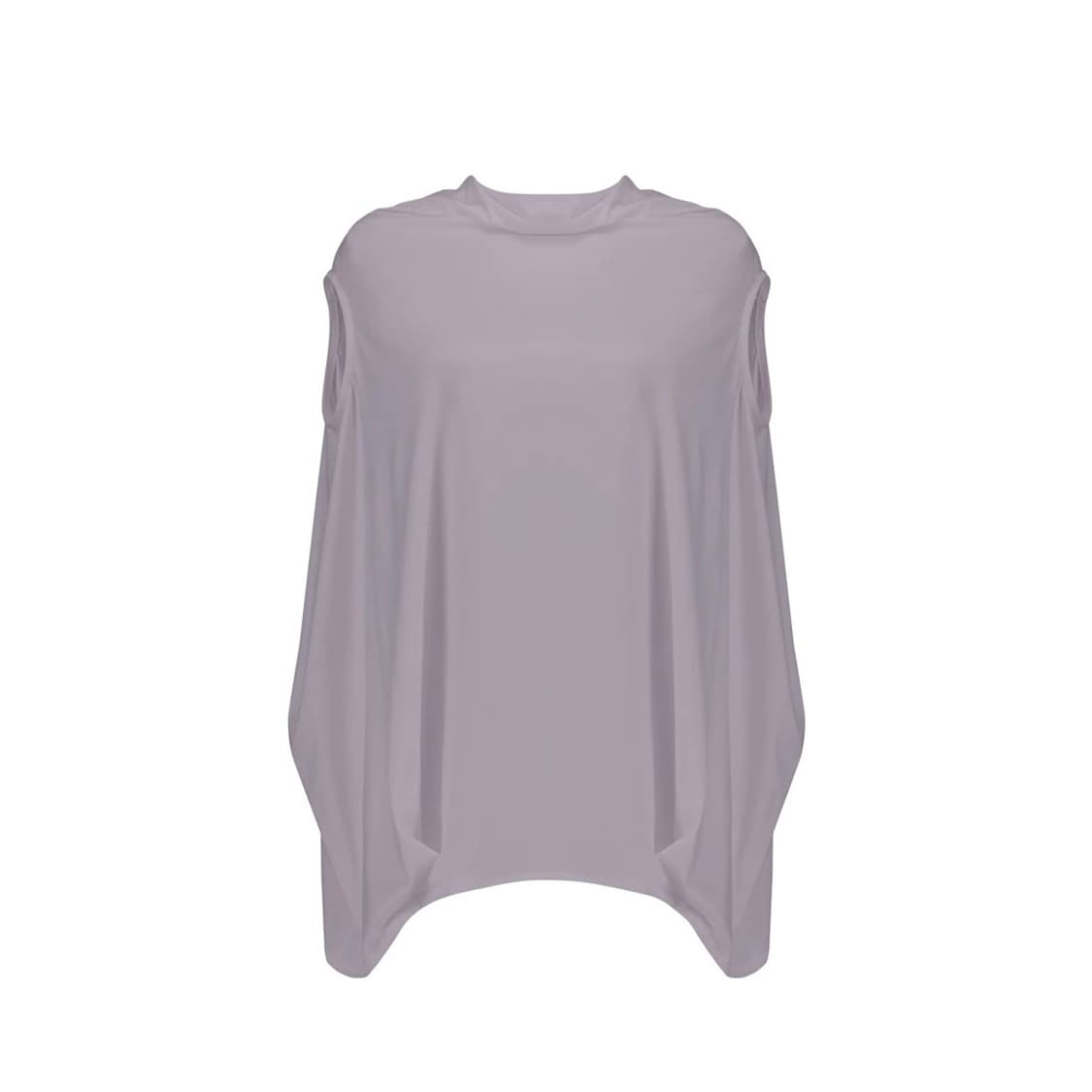 포코포스카 OVAL COWL NECK TOP 차콜 상품이미지1