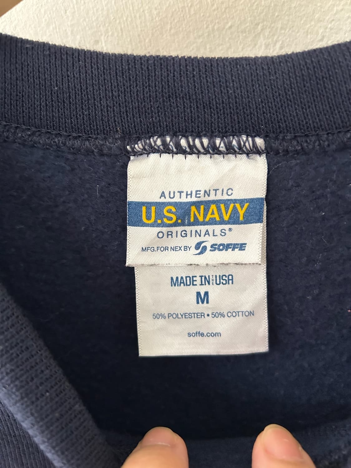 90's Soffee U.S Navy Sweat shirt. 상품이미지4