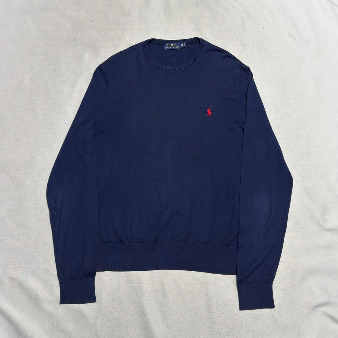 M 폴로랄프로렌 네이비 코튼 니트 상품이미지2
