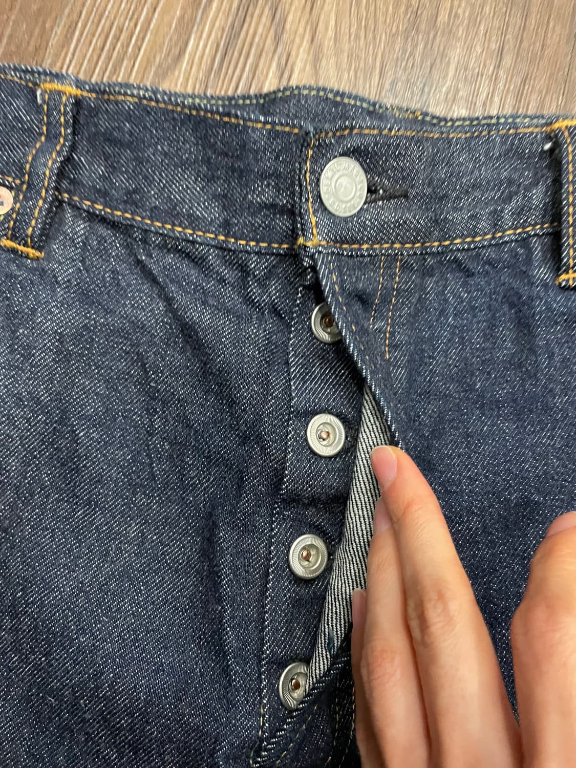 데밀 LOT. 009R 셀비지 데님 팬츠 상품이미지5