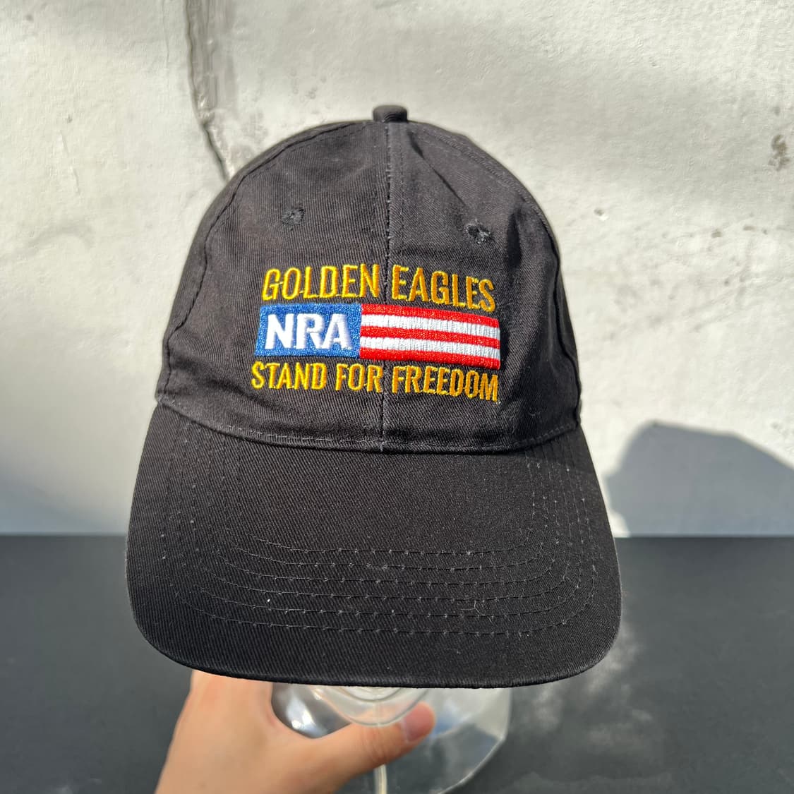 90s NRA 빈티지 모자 USA Flag y18192 상품이미지4