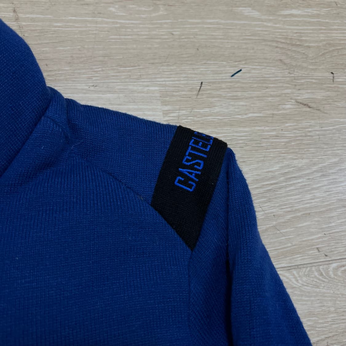 까스텔바작 골프웨어 덕다운 방풍 니트 패딩 점퍼 [블루] M/95 상품이미지5