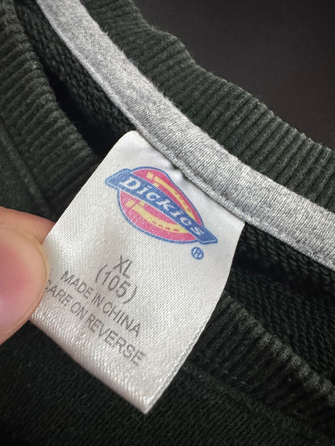 디키즈 Dickies 그린 스웻 맨투맨 L 상품이미지3