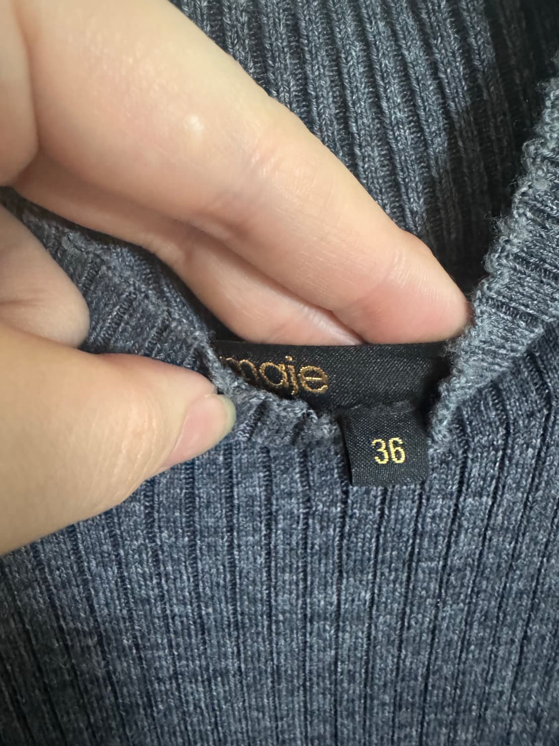 Maje 니트 원피스 36사이즈 상품이미지2