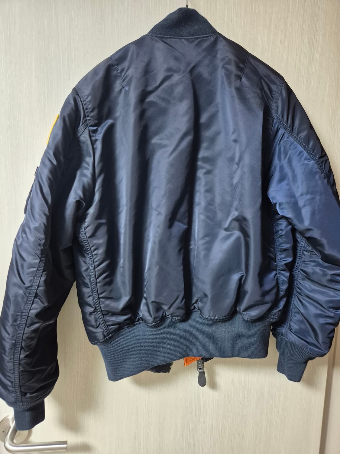 알파인더스트리 USA 성조기 나사 ma-1 플라이트 자켓 S 항공점퍼 상품이미지2