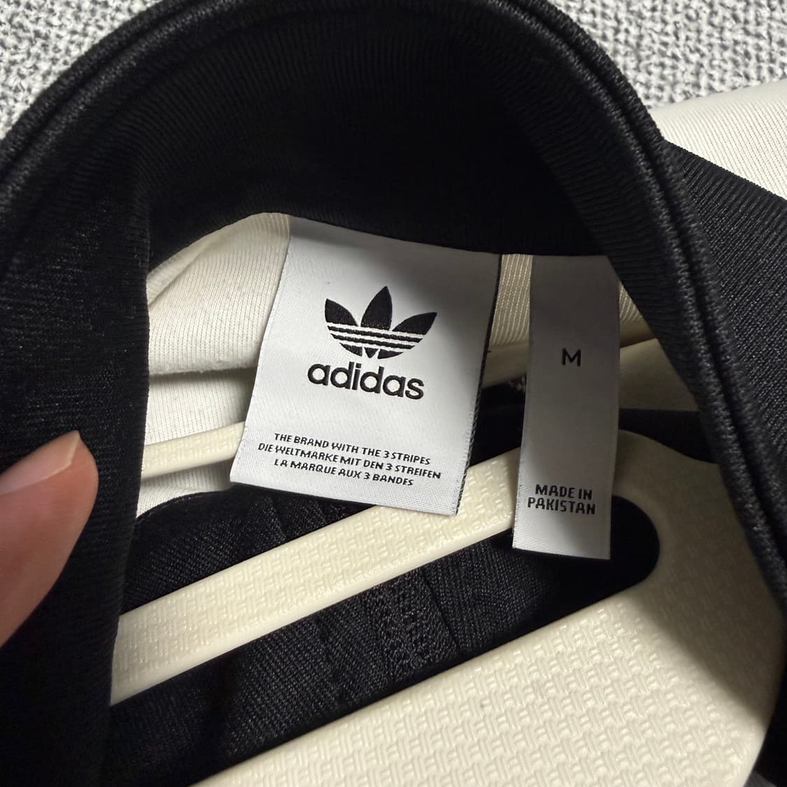 아디다스 팜스톤 져지 범고래 오레오 M 블랙 화이트 트랙탑 상품이미지3