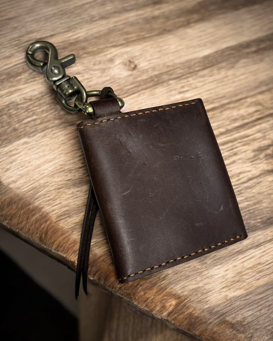 웨스턴 가죽 카드 지갑 키링 상품이미지2