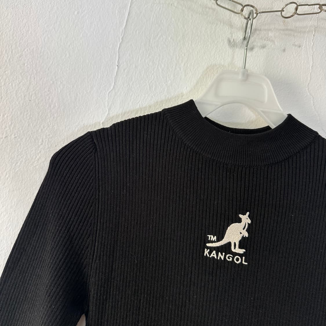 XS-S 캉골 X H&M 블랙 모크넥 니트 원피스 상품이미지1